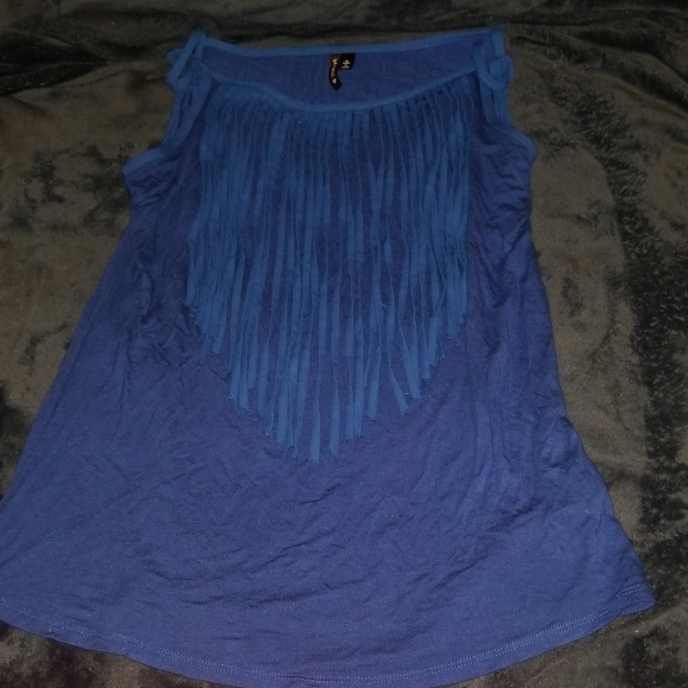 Fringe tank top